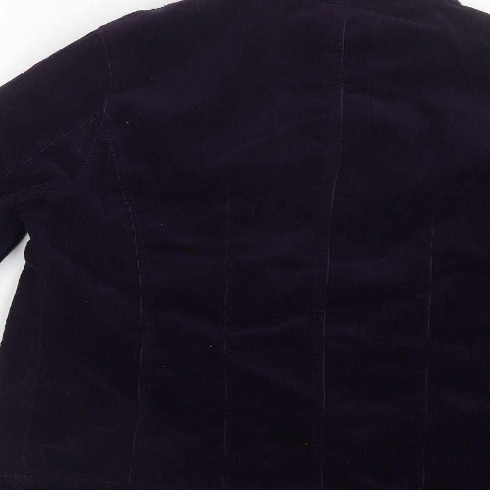 Nightingales Womens Purple   Jacket  Size 14
