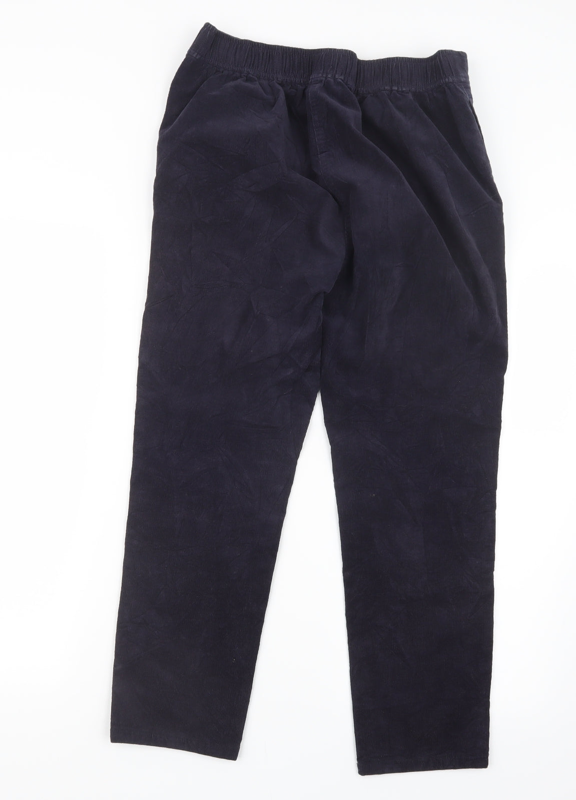 Marks and Spencer Womens Purple  Velvet Trousers  Size 10 L24 in