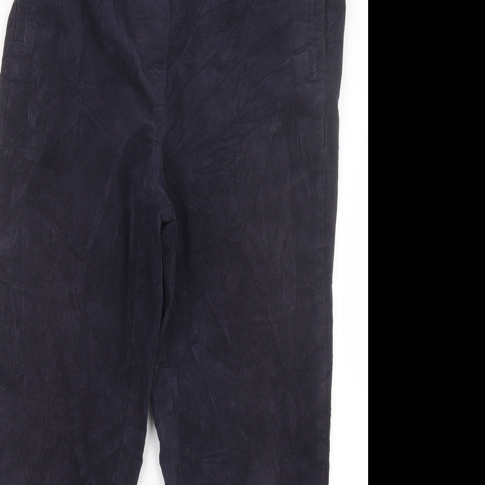 Marks and Spencer Womens Purple  Velvet Trousers  Size 10 L24 in