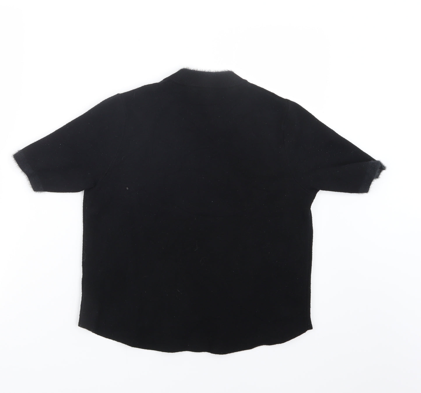 Zara Womens Black  Knit Pullover Jumper Size M