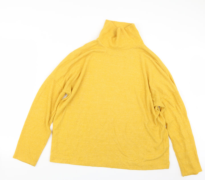 H&M Womens Yellow   Pullover Jumper Size L