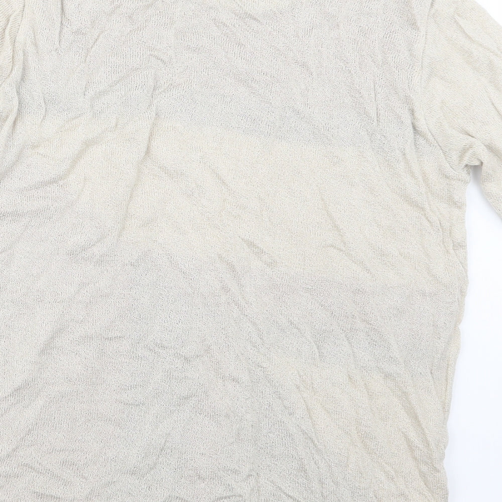 Berkertex Womens Beige  Knit Pullover Jumper Size 10