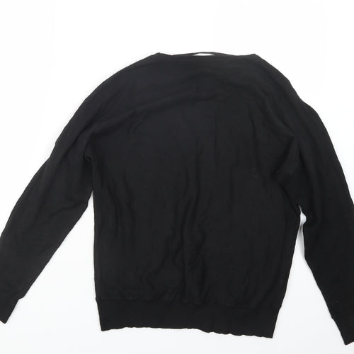 Primark Womens Black  Knit Pullover Jumper Size 10