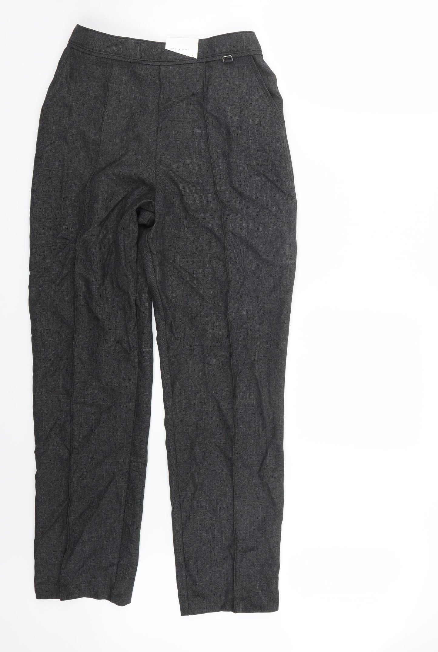 Marks and Spencer Womens Grey   Trousers  Size 8 L28 in