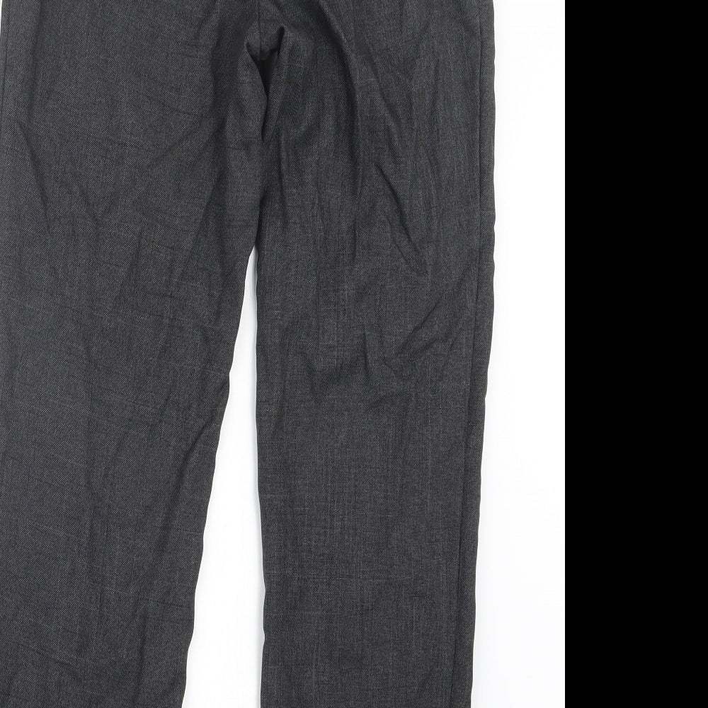 Marks and Spencer Womens Grey   Trousers  Size 8 L28 in
