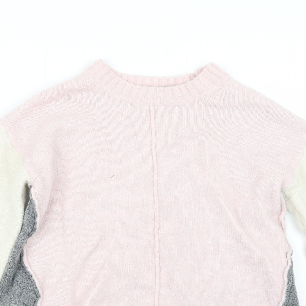 Marks and Spencer Womens Pink  Knit Pullover Jumper Size S