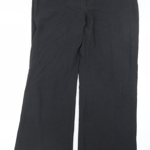 Marks and Spencer Womens Grey   Trousers  Size 14 L28 in