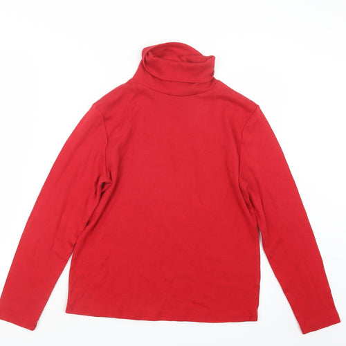 Emreco Womens Red  Knit Pullover Jumper Size 14