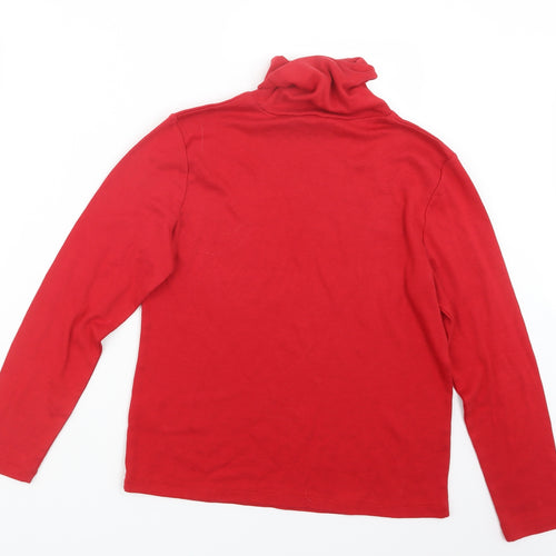 Emreco Womens Red  Knit Pullover Jumper Size 14