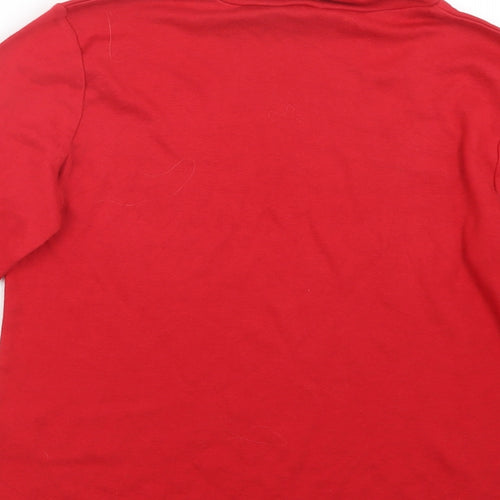Emreco Womens Red  Knit Pullover Jumper Size 14