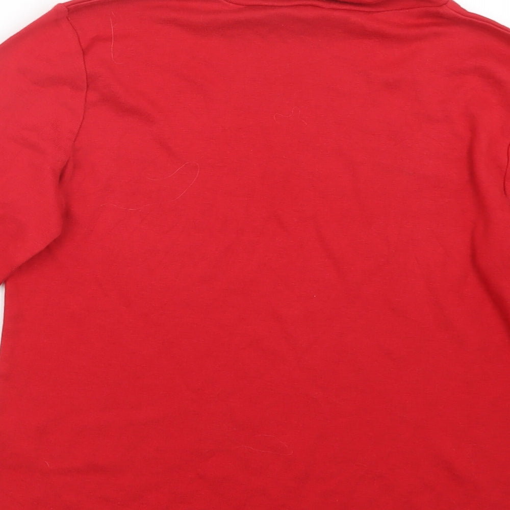 Emreco Womens Red  Knit Pullover Jumper Size 14