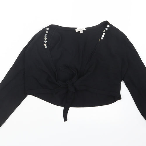 CC Womens Black   Cardigan Jumper Size S
