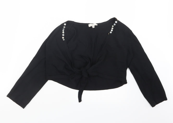 CC Womens Black Cardigan Jumper Size S