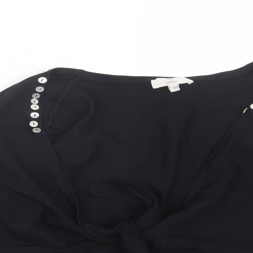 CC Womens Black   Cardigan Jumper Size S