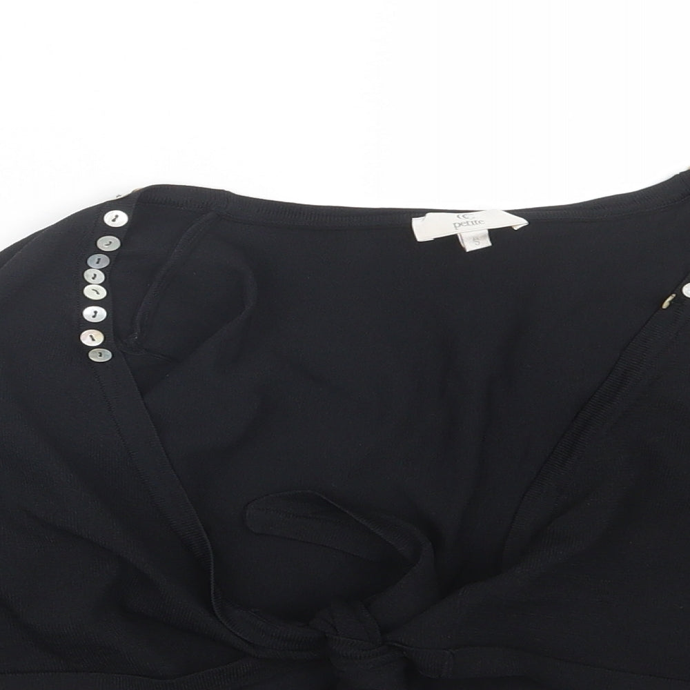 CC Womens Black   Cardigan Jumper Size S