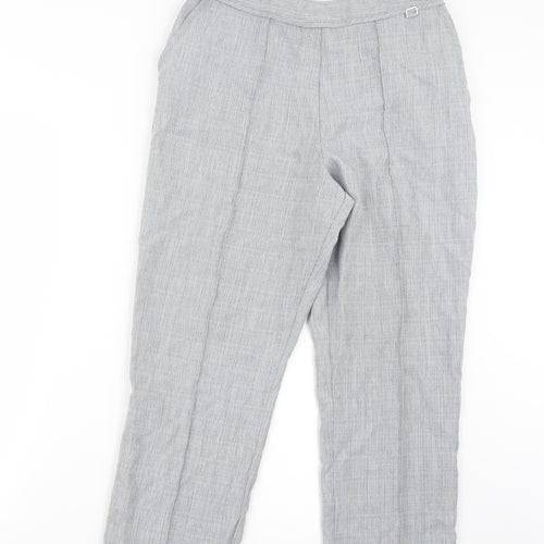 Marks and Spencer Womens Grey   Trousers  Size 12 L24 in
