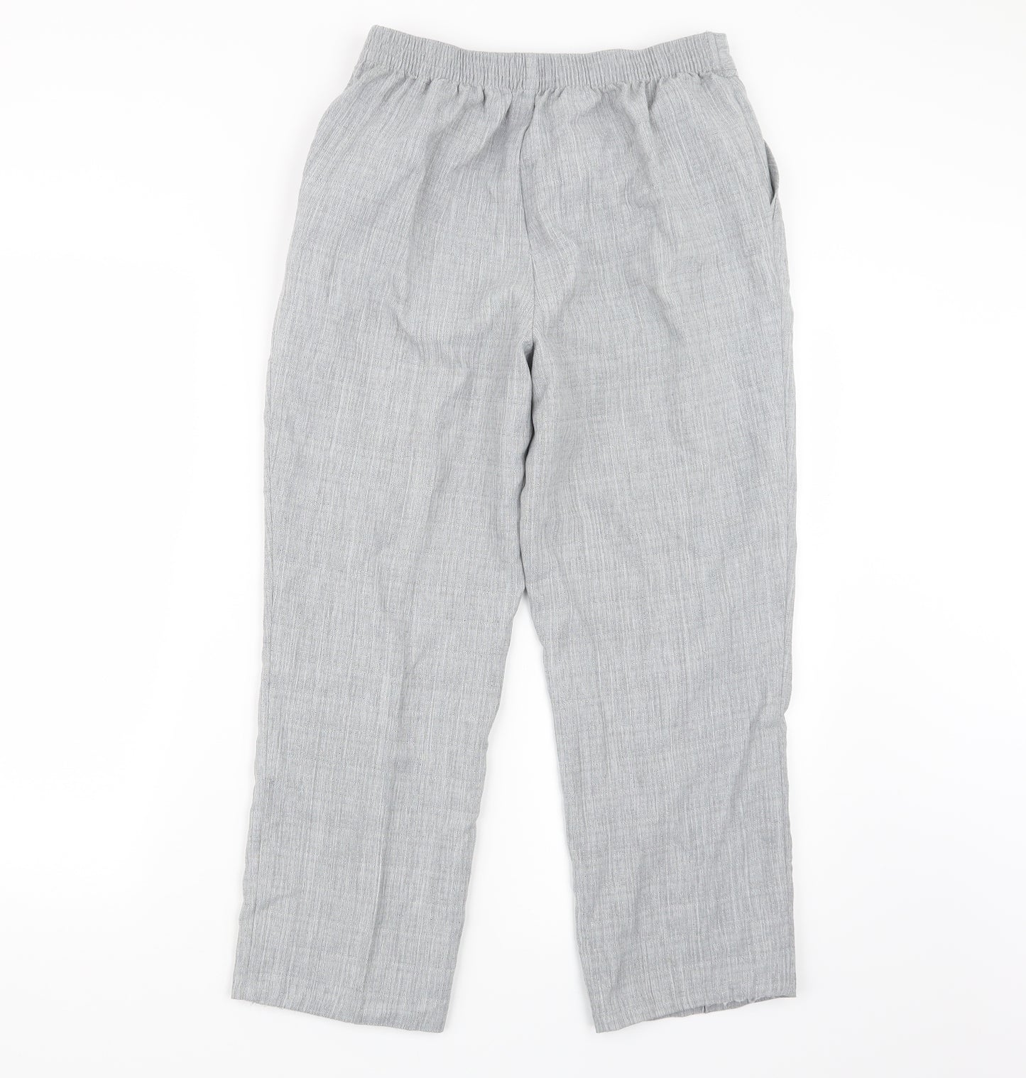 Marks and Spencer Womens Grey   Trousers  Size 12 L24 in