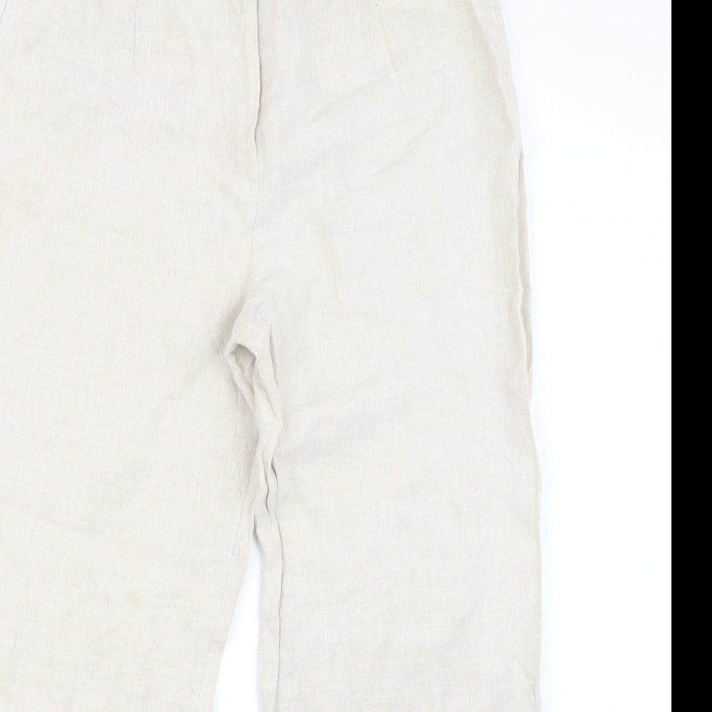 Alex & Co. Womens Beige   Trousers  Size 14 L27.5 in