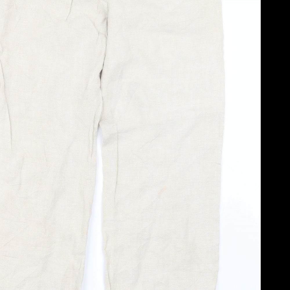 Alex & Co. Womens Beige   Trousers  Size 14 L27.5 in