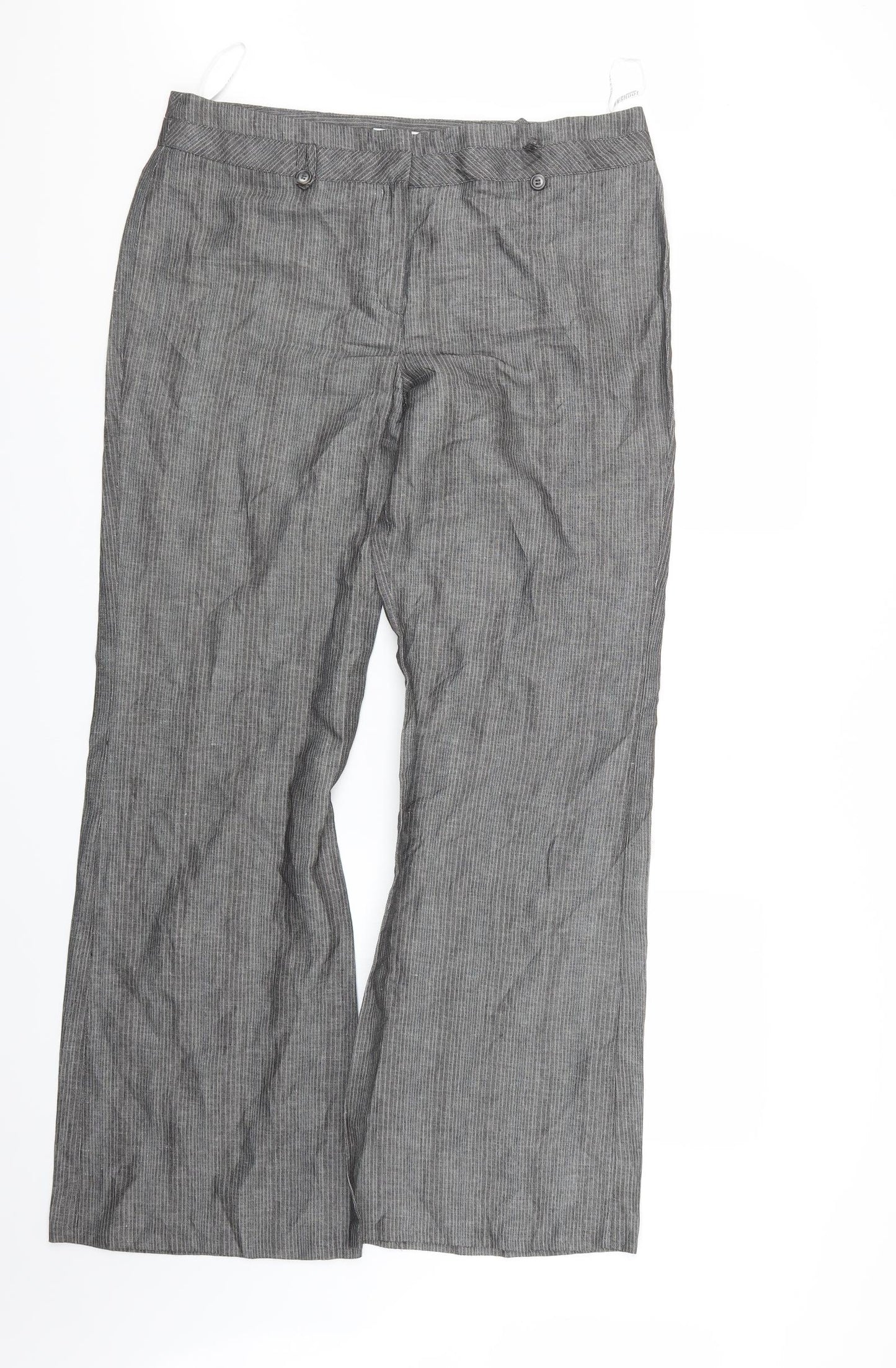 Off Shoot Womens Grey   Trousers  Size 16 L32 in