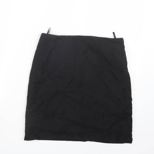 Beau Brummel Womens Black   Straight & Pencil Skirt Size 28 in