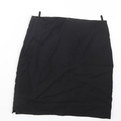 Beau Brummel Womens Black   Straight & Pencil Skirt Size 28 in