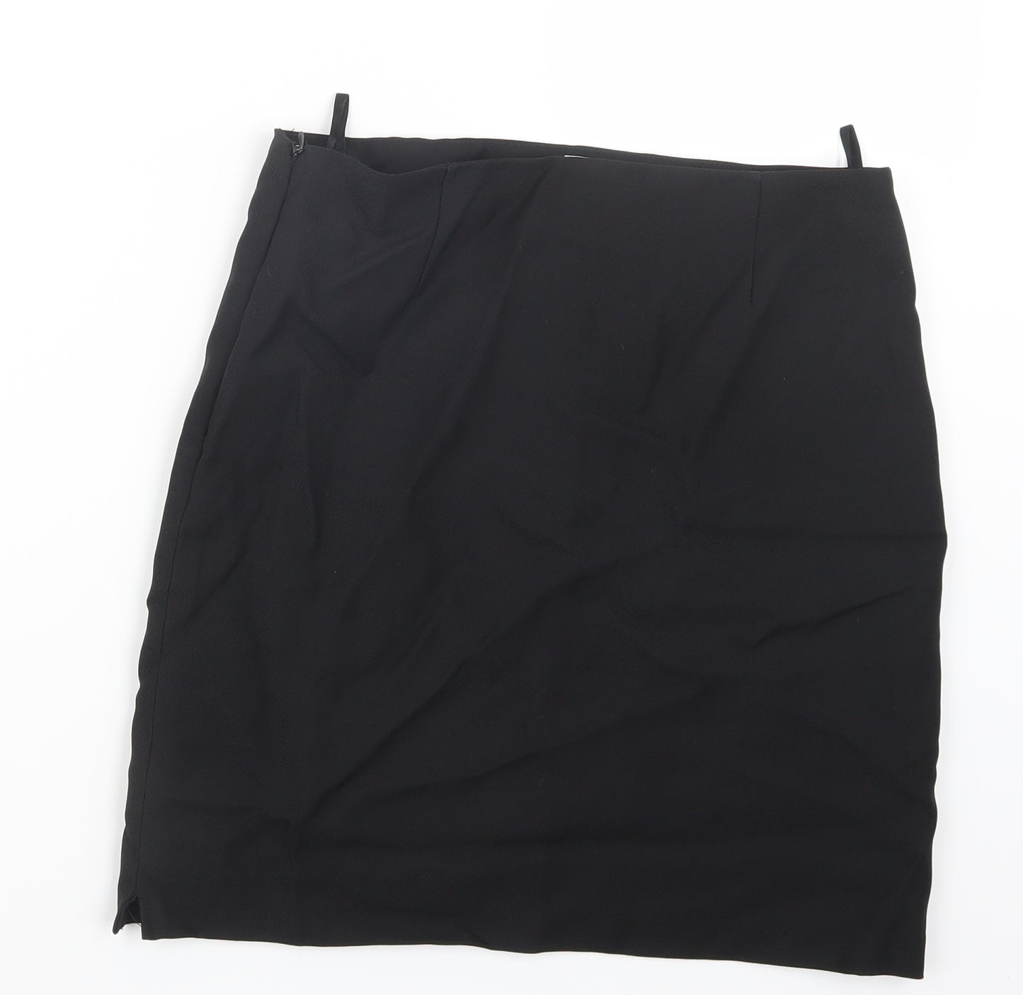 Beau Brummel Womens Black   Straight & Pencil Skirt Size 28 in