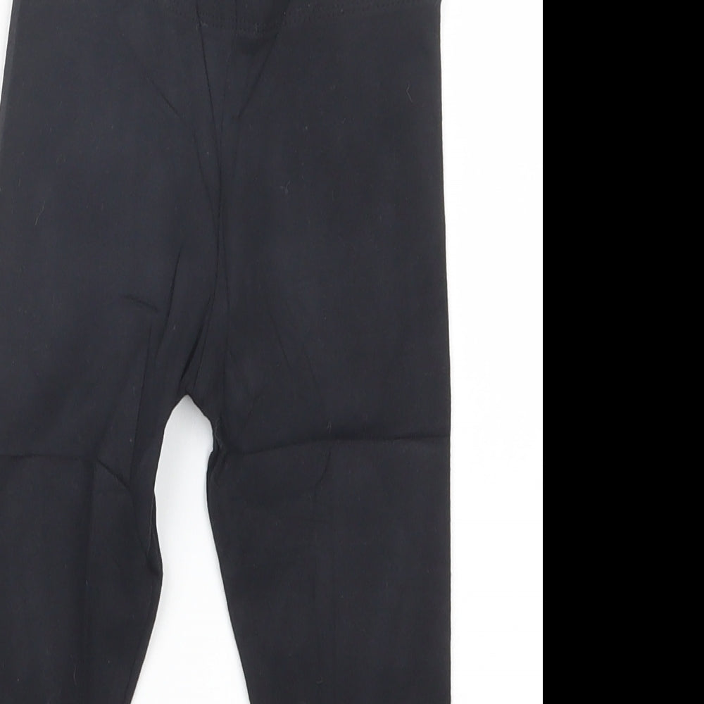 NEXT Girls Black   Carrot Trousers Size 3 Years