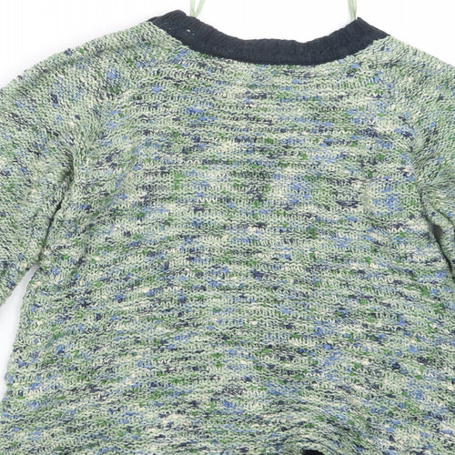 Per Una Womens Green  Knit Pullover Jumper Size 10
