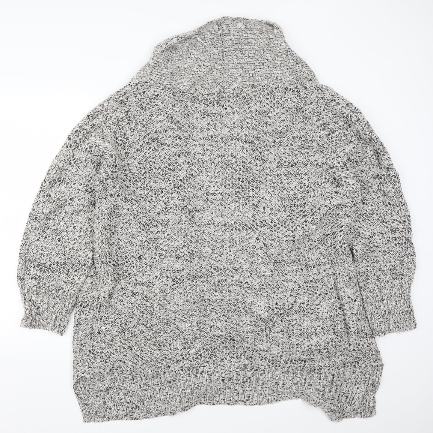 F&F Womens Grey  Knit Cardigan Jumper Size 22