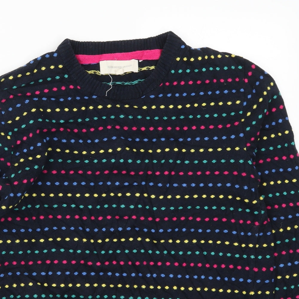 Frederik Anderson Mens Multicoloured Polka Dot Knit Pullover Jumper Size M