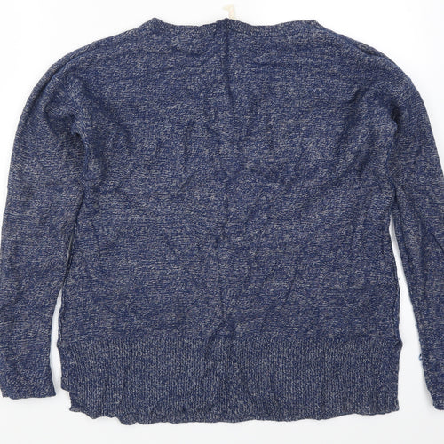 White Stuff Womens Blue  Knit Pullover Jumper Size 12