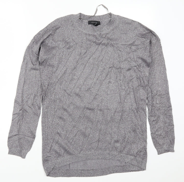 Atmosphere Womens Grey Pullover Jumper Size 8