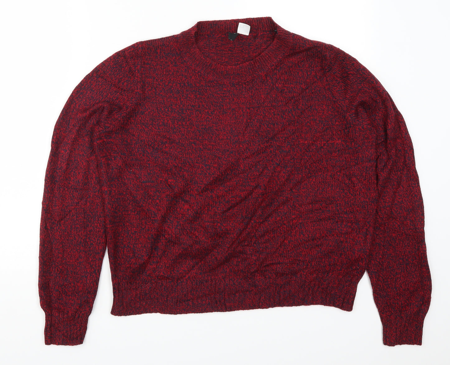 H&M Womens Red   Pullover Jumper Size M