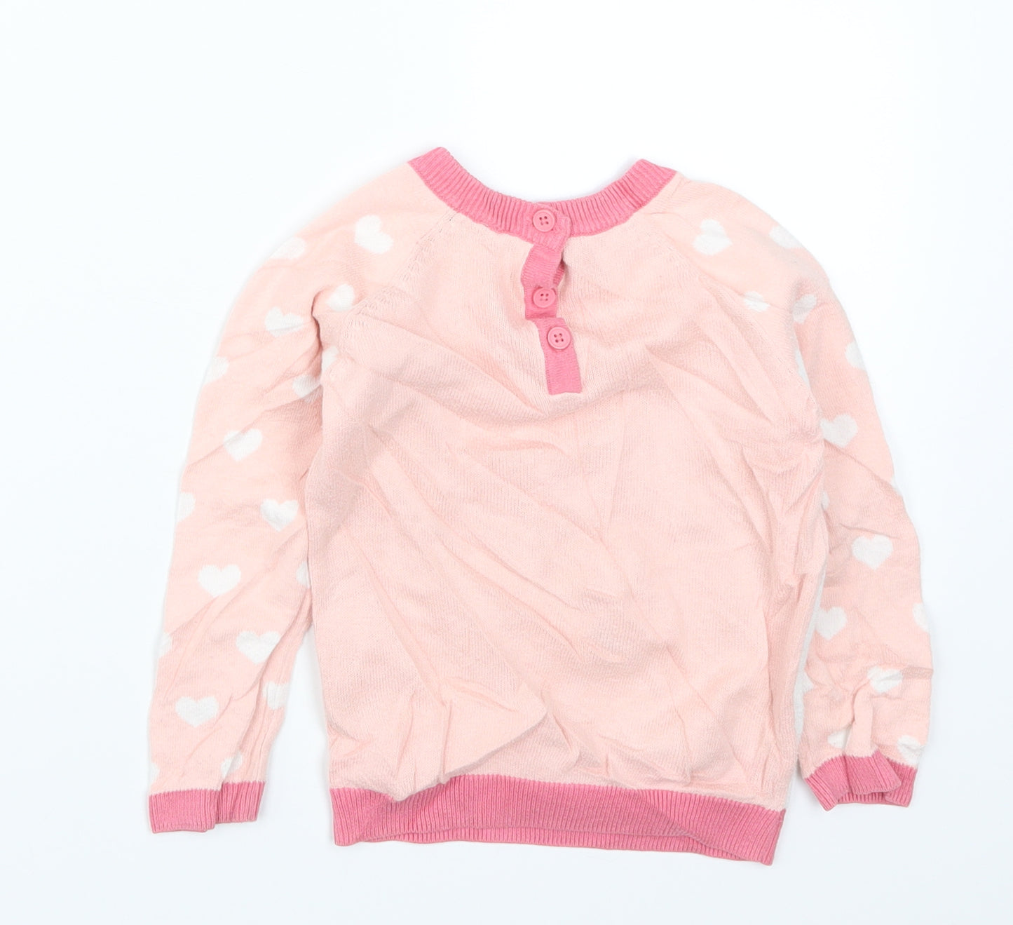 TU Girls Pink   Pullover Jumper Size 18-24 Months  - Bunny Rabbit