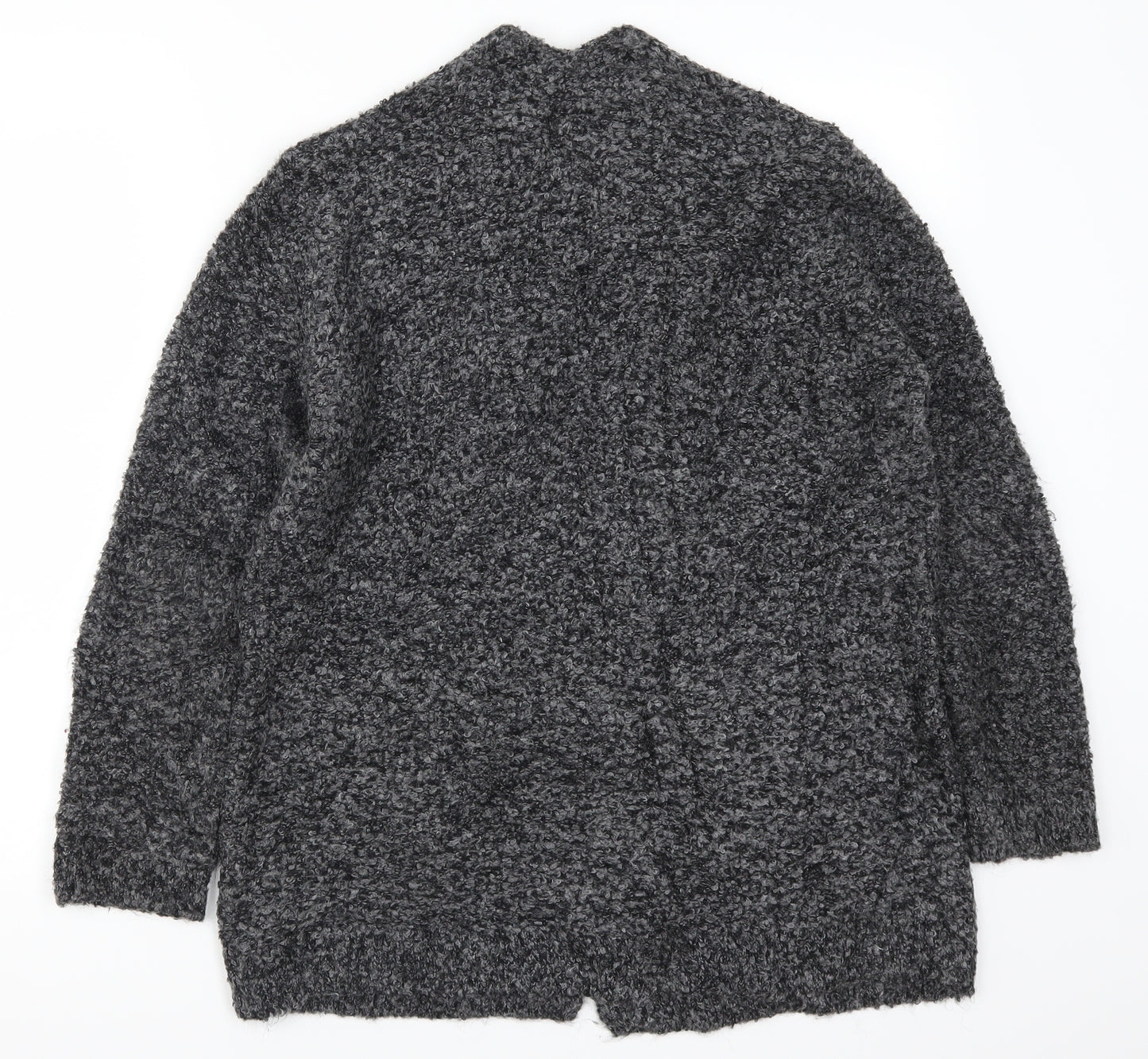Marks and Spencer Womens Grey  Knit Cardigan Jumper Size M