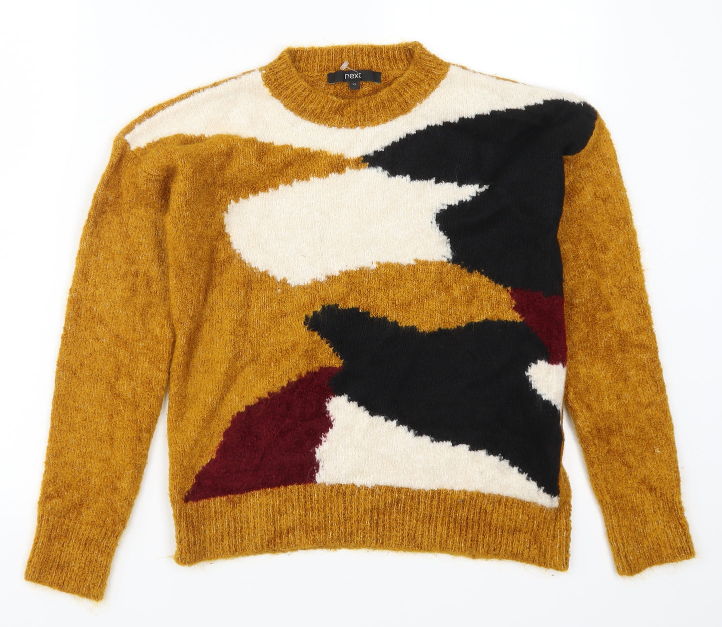 NEXT Womens Orange  Knit Pullover Jumper Size XS  - Abstract