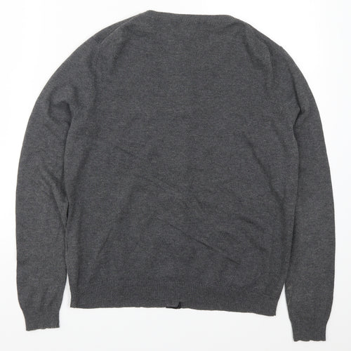 Hobbs Womens Grey  Knit Cardigan Jumper Size 14