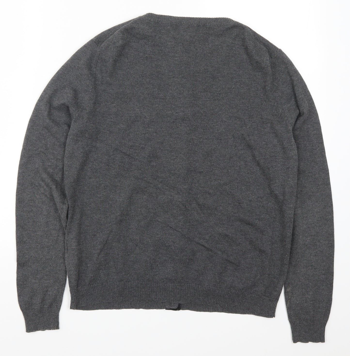 Hobbs Womens Grey  Knit Cardigan Jumper Size 14
