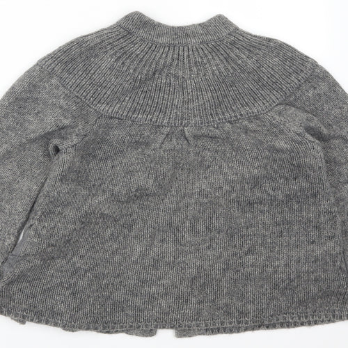 Debenhams Womens Grey  Knit Cardigan Jumper Size 10