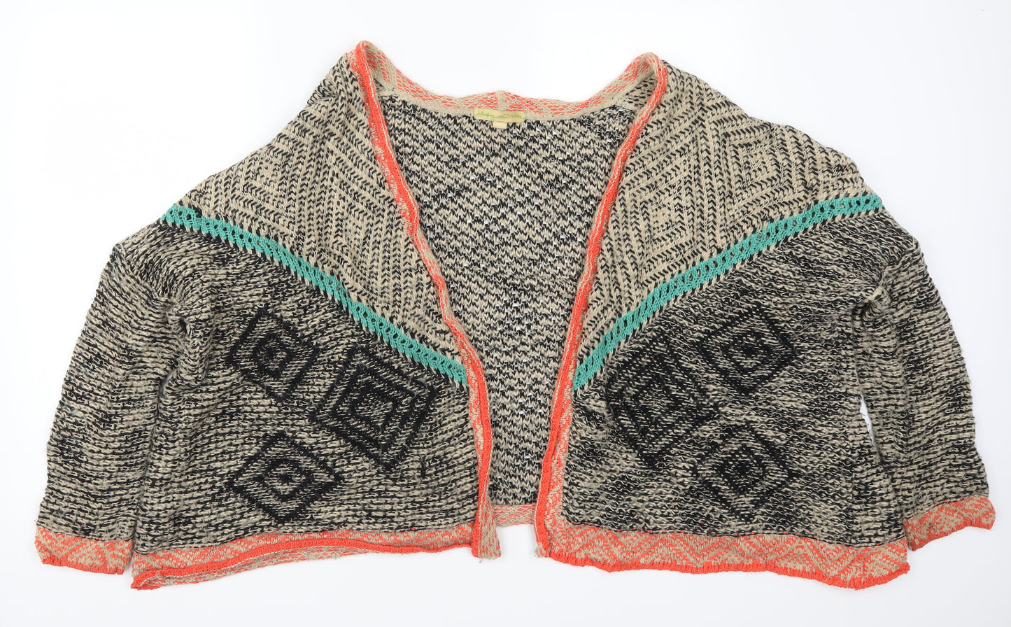 Staring at Stars Womens Multicoloured Geometric Knit Cardigan Jumper Size M