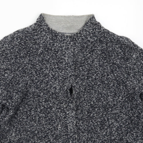 Bianca Womens Grey  Knit Cardigan Jumper Size 12