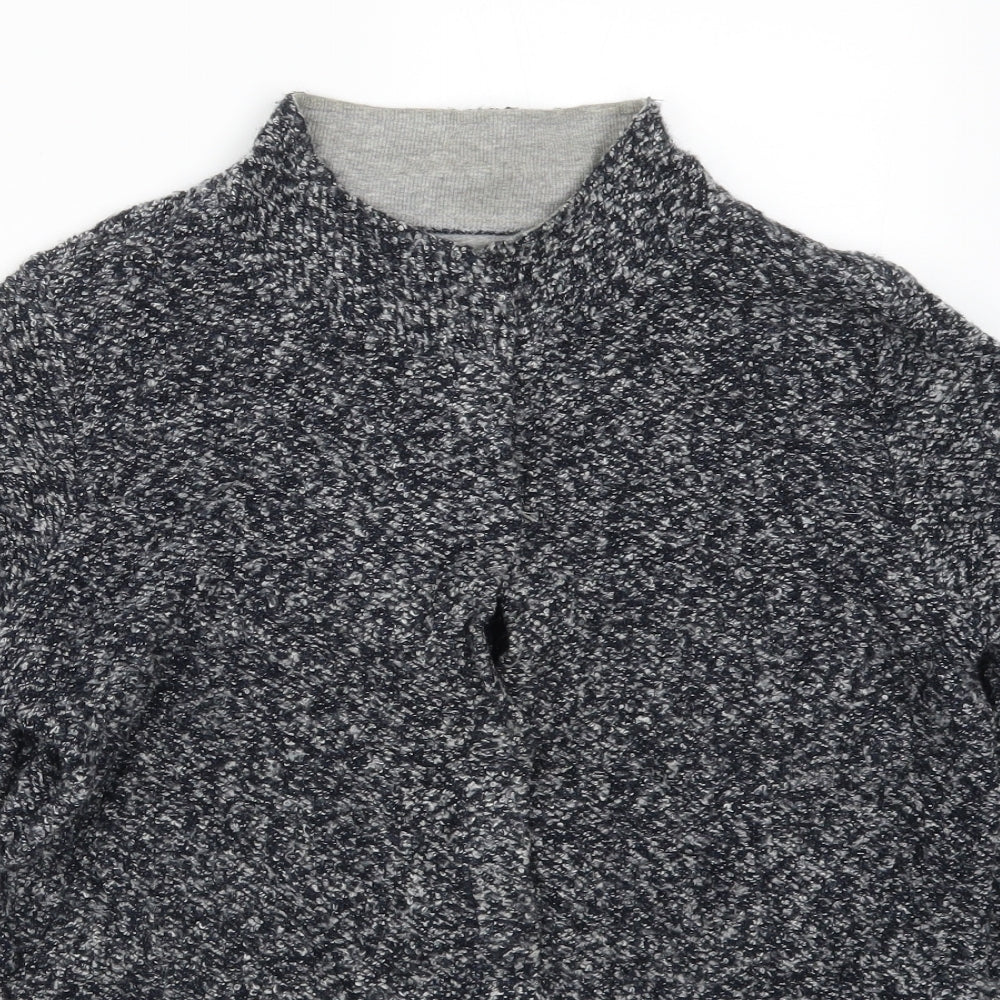 Bianca Womens Grey  Knit Cardigan Jumper Size 12