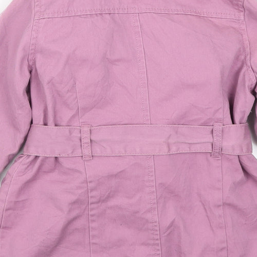 George Girls Pink   Trench Coat Coat Size 6-7 Years
