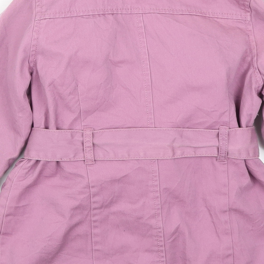 George Girls Pink   Trench Coat Coat Size 6-7 Years