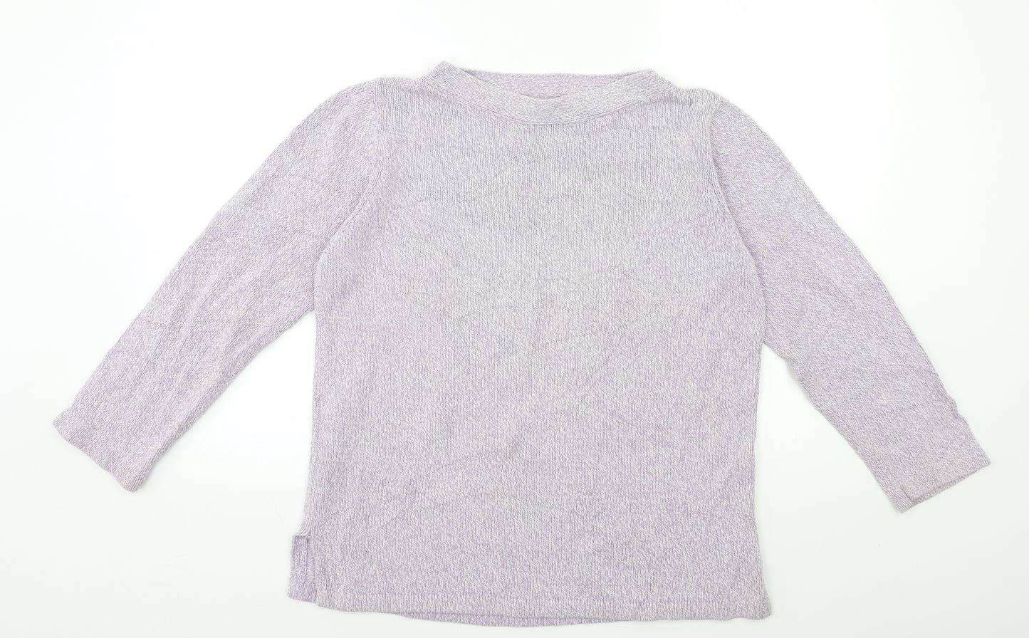 Marks and Spencer Womens Purple  Knit Pullover Jumper Size 16