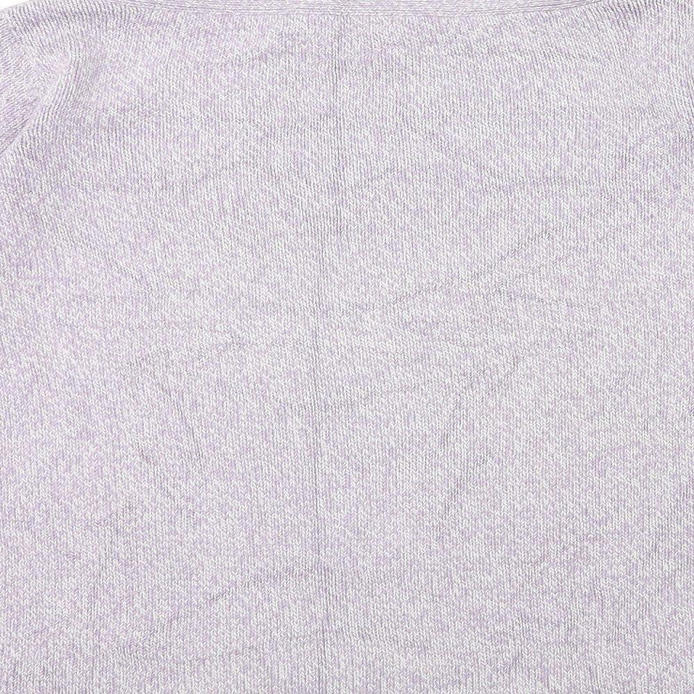 Marks and Spencer Womens Purple  Knit Pullover Jumper Size 16