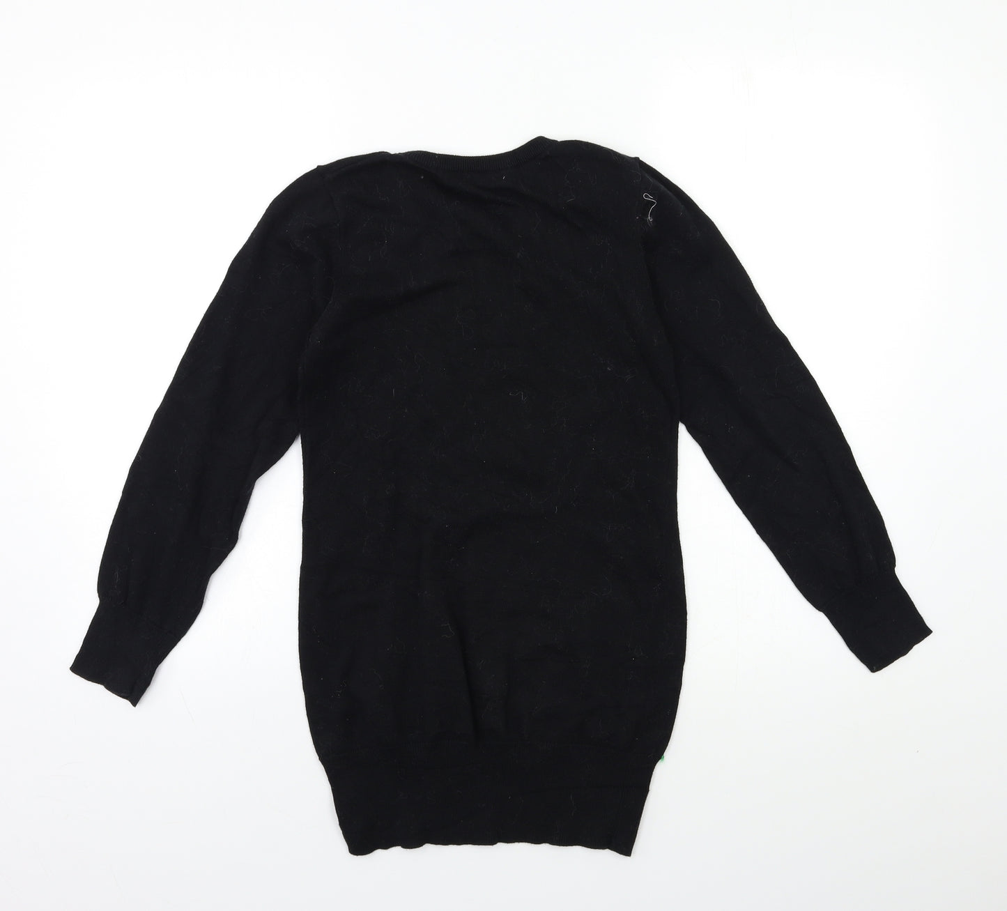 Blue Zoo Girls Black  Knit Pullover Jumper Size 11-12 Years