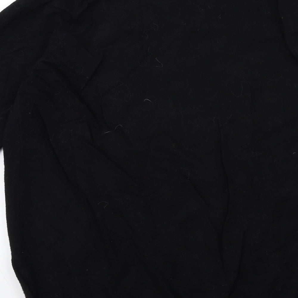 F&F Womens Black  Knit Pullover Jumper Size 16  - CHRISTMAS