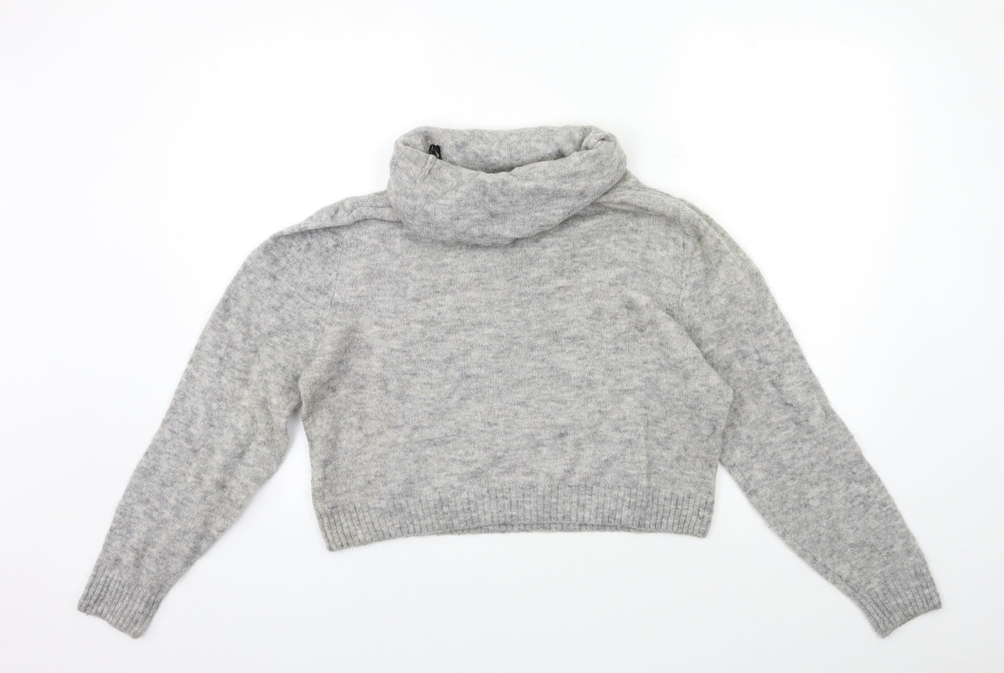 H&M Womens Grey  Knit Pullover Jumper Size XS